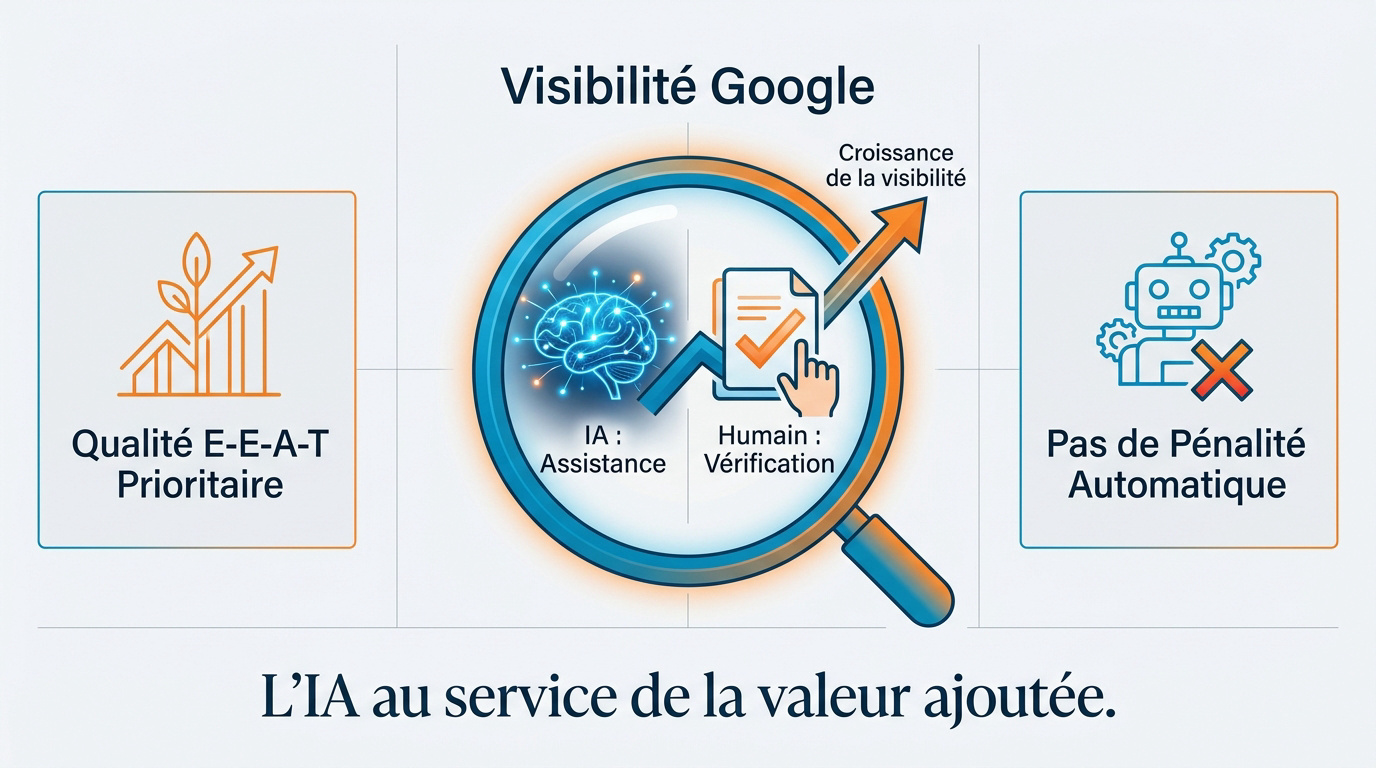 Analyse de la visibilité SEO et de l'impact de l'intelligence artificielle sur Google