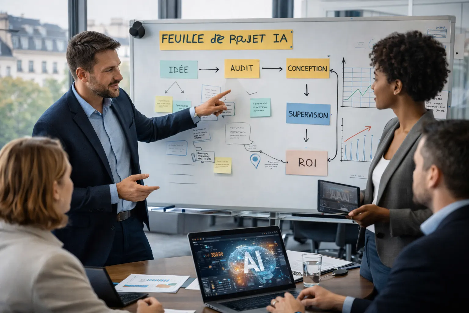 missions d'un pilote de projet IA