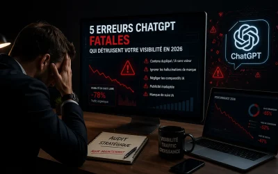 5 erreurs ChatGPT fatales qui détruisent votre visibilité en 2026